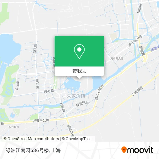 绿洲江南园636号楼地图