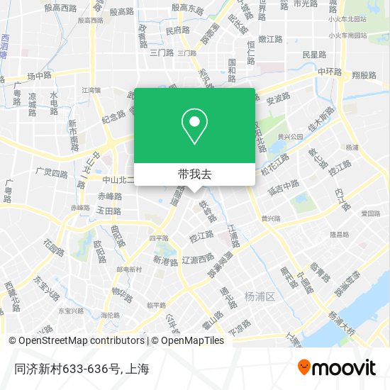 同济新村633-636号地图