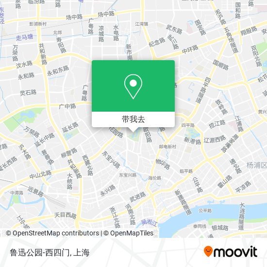 鲁迅公园-西四门地图