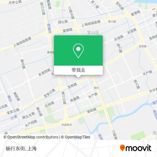 杨行东街地图
