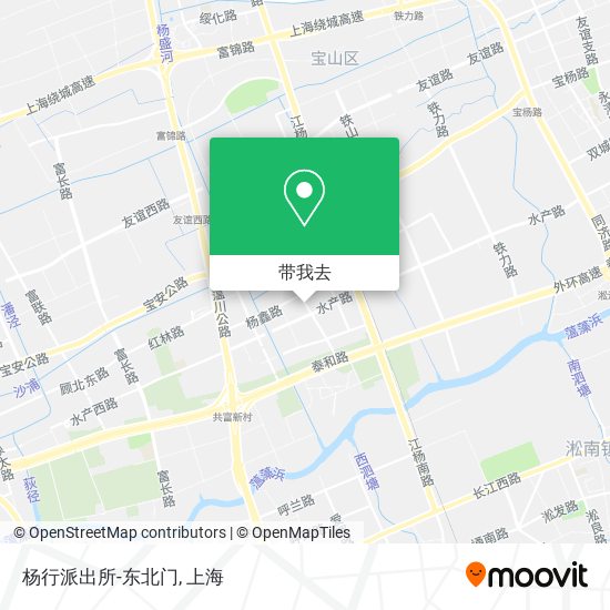 杨行派出所-东北门地图