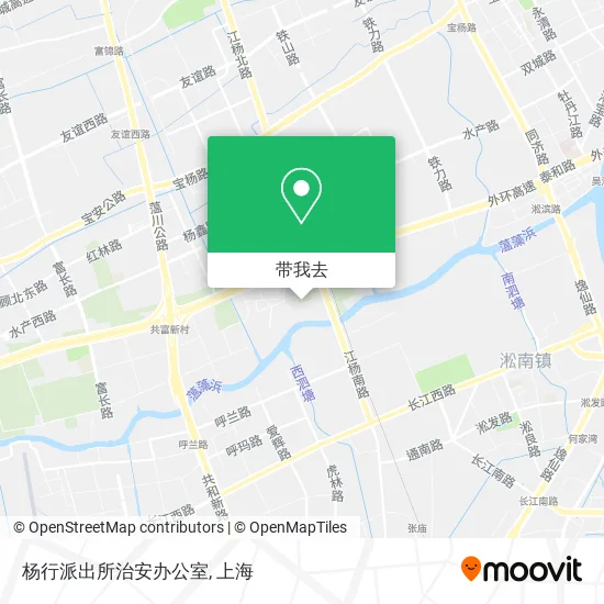 杨行派出所治安办公室地图