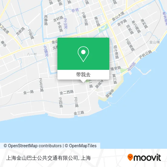 上海金山巴士公共交通有限公司地图