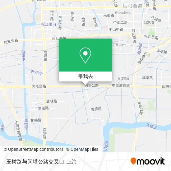 玉树路与闵塔公路交叉口地图