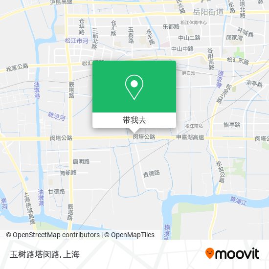 玉树路塔闵路地图