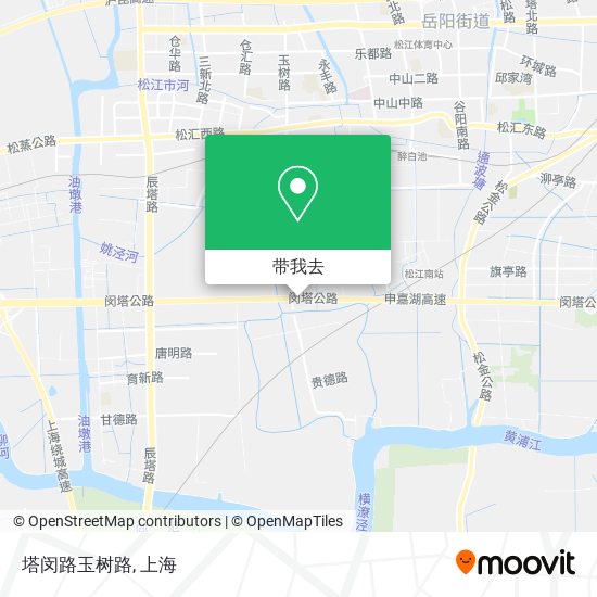 塔闵路玉树路地图