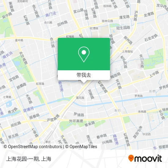 上海花园-一期地图