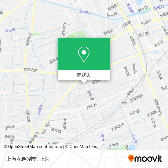 上海花园别墅地图