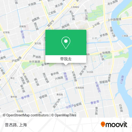 普杰路地图