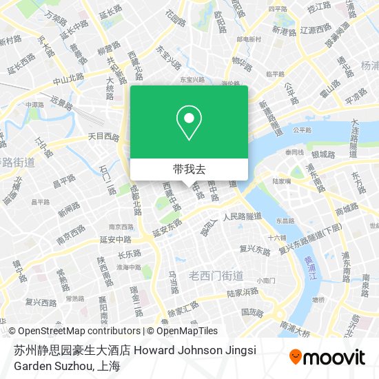 苏州静思园豪生大酒店 Howard Johnson Jingsi Garden Suzhou地图