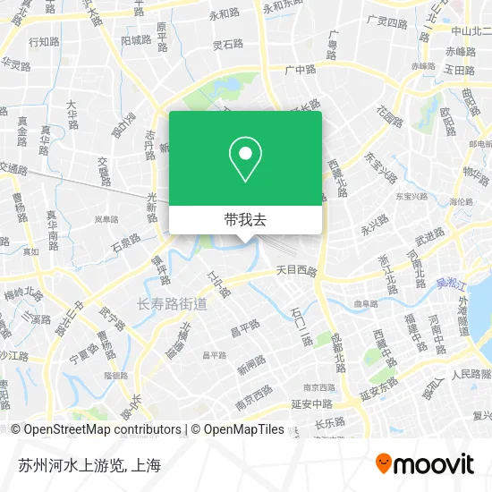 苏州河水上游览地图