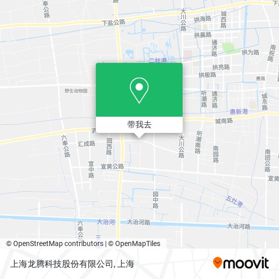 上海龙腾科技股份有限公司地图