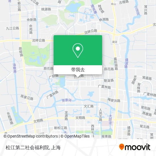 松江第二社会福利院地图