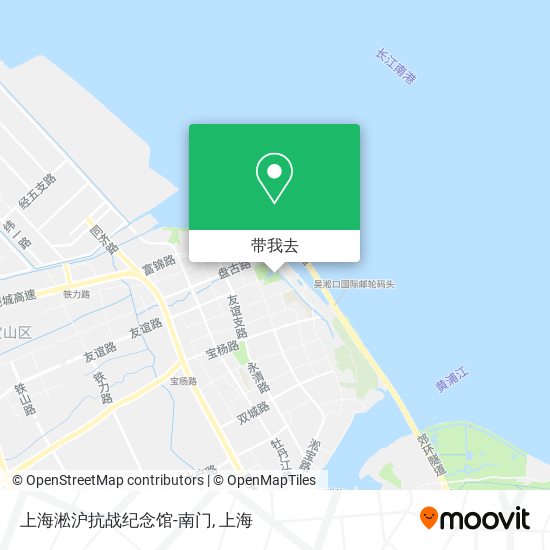 上海淞沪抗战纪念馆-南门地图