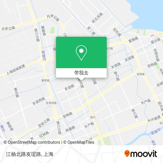 江杨北路友谊路地图