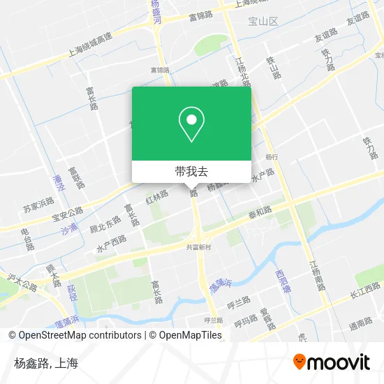 杨鑫路地图