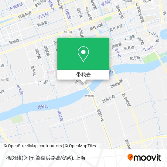 徐闵线(闵行-肇嘉浜路高安路)地图