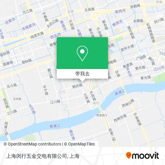 上海闵行五金交电有限公司地图