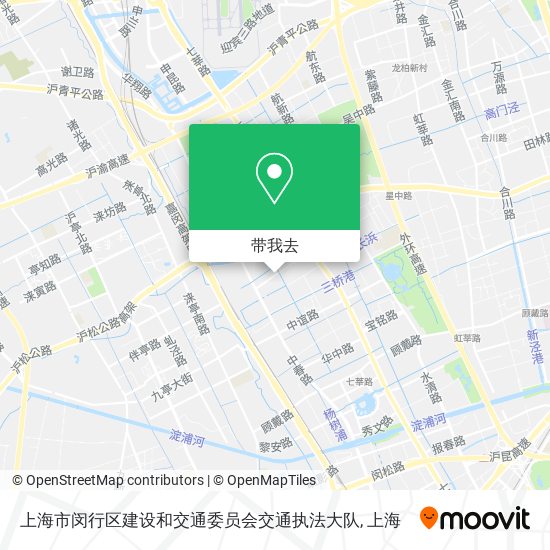 上海市闵行区建设和交通委员会交通执法大队地图