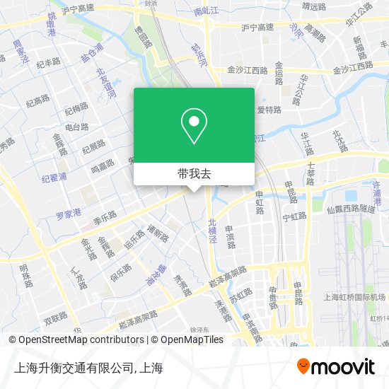 上海升衡交通有限公司地图