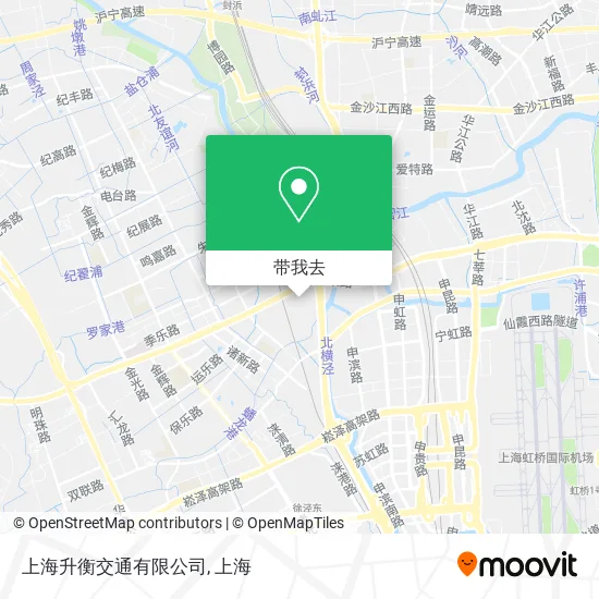 上海升衡交通有限公司地图