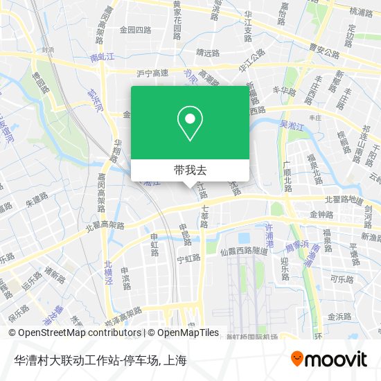华漕村大联动工作站-停车场地图
