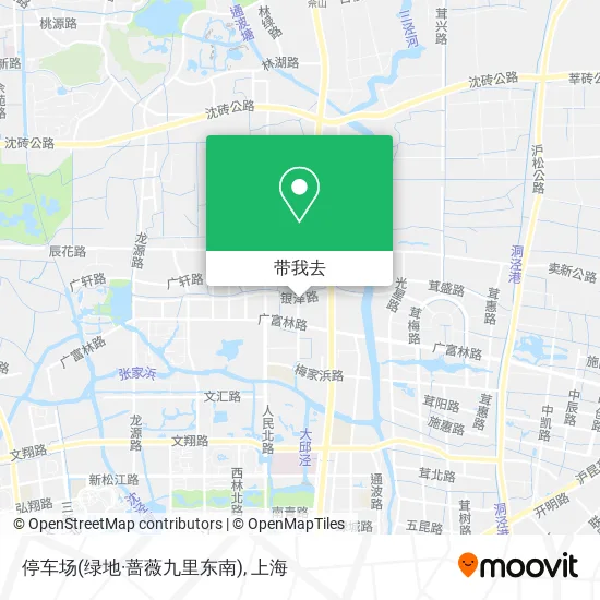 停车场(绿地·蔷薇九里东南)地图