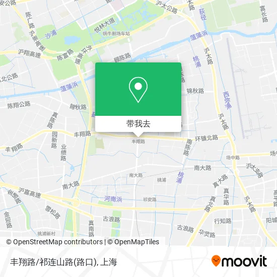 丰翔路/祁连山路(路口)地图