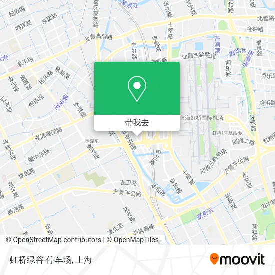 虹桥绿谷-停车场地图