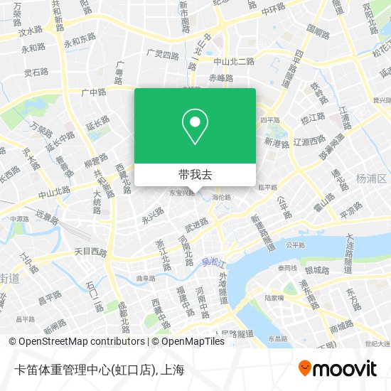 卡笛体重管理中心(虹口店)地图