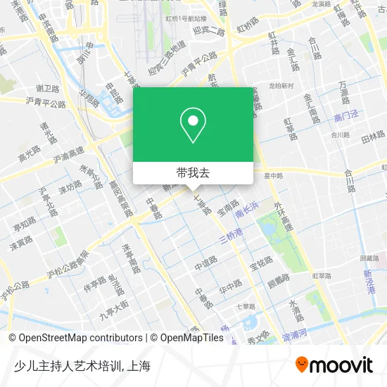 少儿主持人艺术培训地图