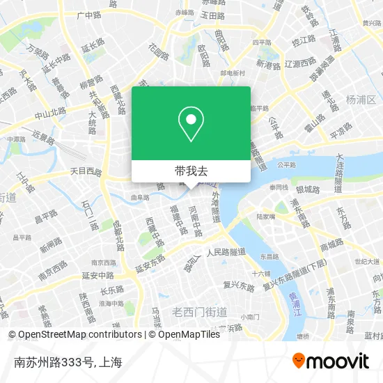 南苏州路333号地图