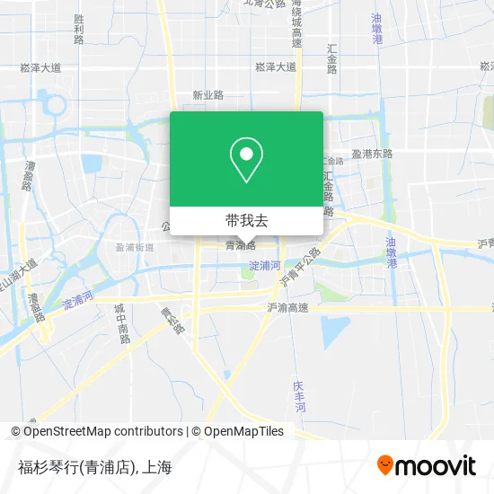 福杉琴行(青浦店)地图