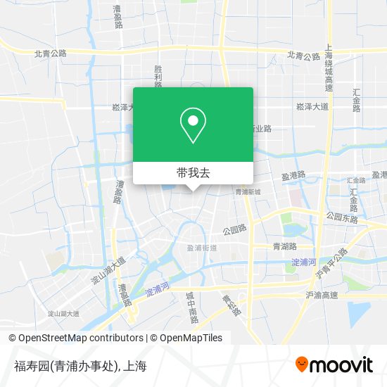 福寿园(青浦办事处)地图