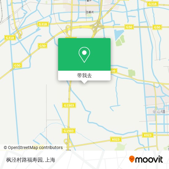 枫泾村路福寿园地图