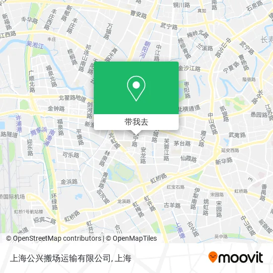 上海公兴搬场运输有限公司地图