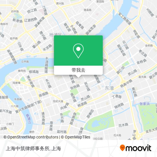 上海中筑律师事务所地图