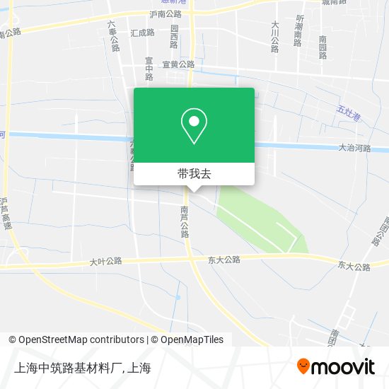 上海中筑路基材料厂地图