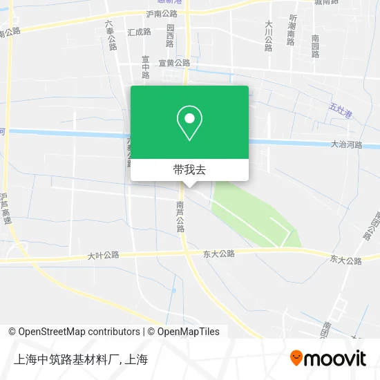 上海中筑路基材料厂地图