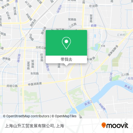 上海山升工贸发展有限公司地图