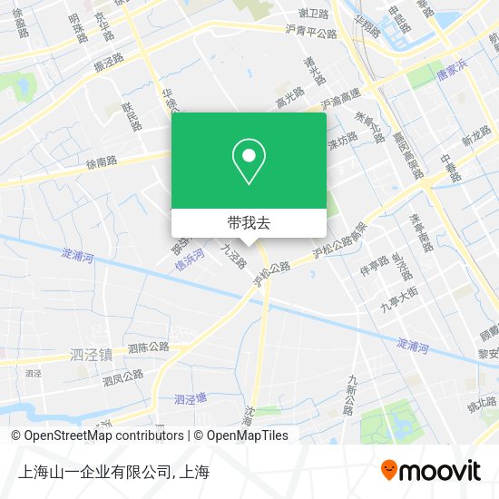 上海山一企业有限公司地图