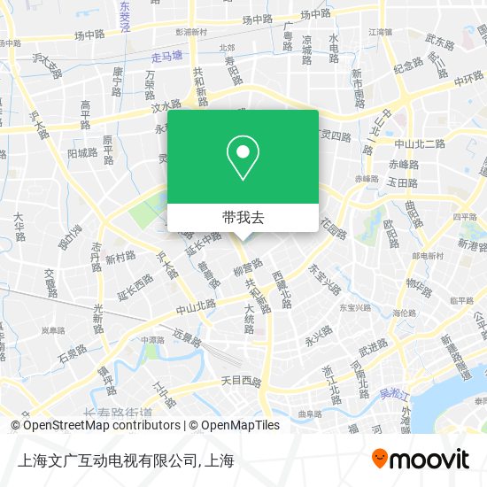 上海文广互动电视有限公司地图