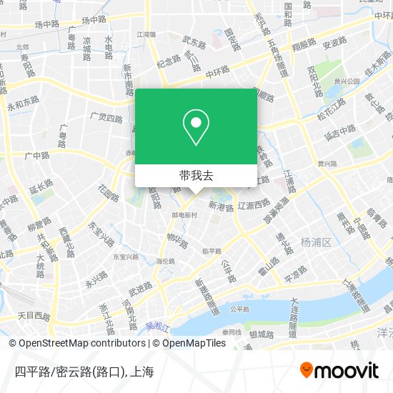 四平路/密云路(路口)地图