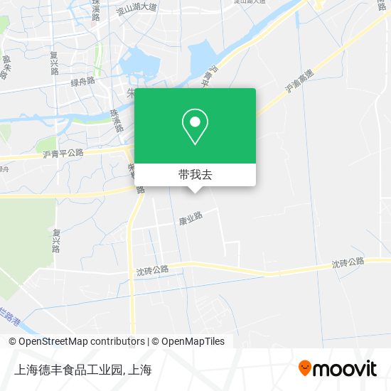 上海德丰食品工业园地图