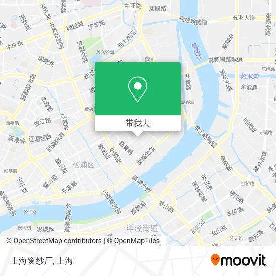 上海窗纱厂地图