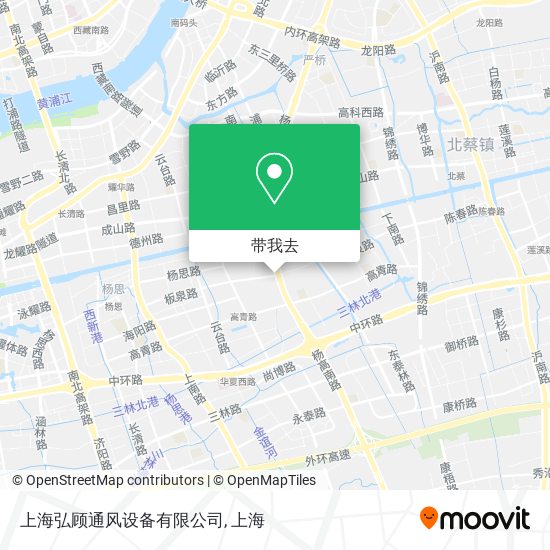 上海弘顾通风设备有限公司地图