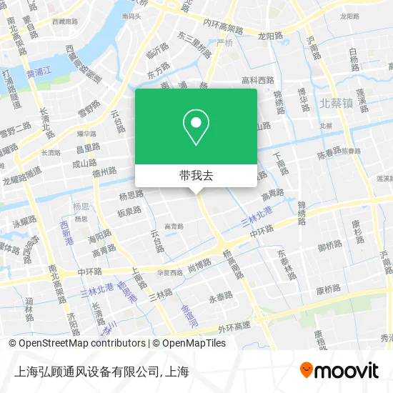 上海弘顾通风设备有限公司地图