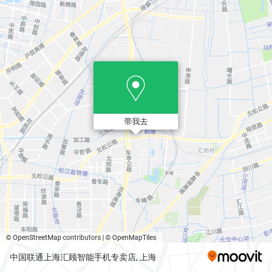 中国联通上海汇顾智能手机专卖店地图