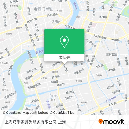 上海巧手家具为服务有限公司地图