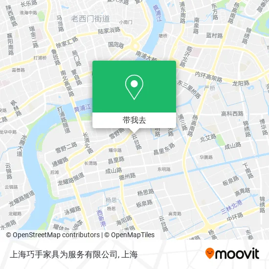 上海巧手家具为服务有限公司地图